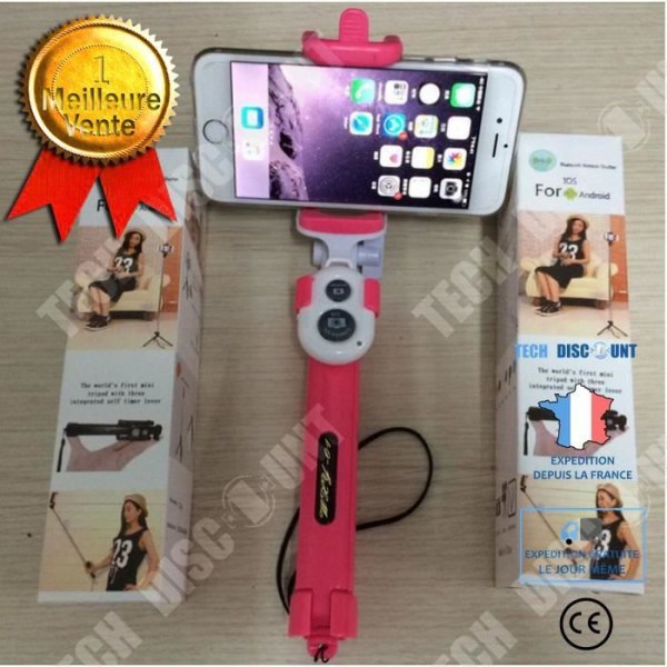 TD® Tripod Lever Self Timer Smartphone/ Mobiltelefon Bluetooth Universal Selfie/ Selfie Stang