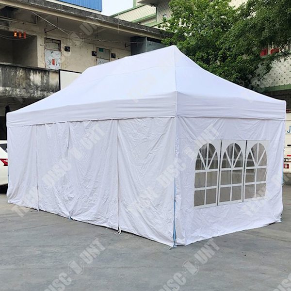 Tält hopfällbart tält utomhus markis hopfällbart uteplats paraply vattentätt camping tält solskydd regn markis3*6m