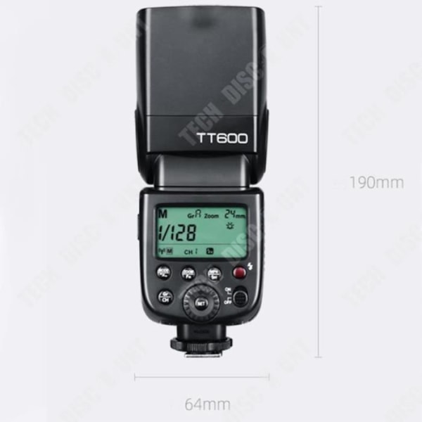 Flash TT600 TD® Til DSLR-kameraer Høj lysstyrke Manuel zoom