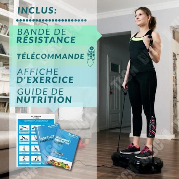 TD® Bluetooth vægtmaskine til kropsformning og fedtshake Fitnessudstyr til hjemmet