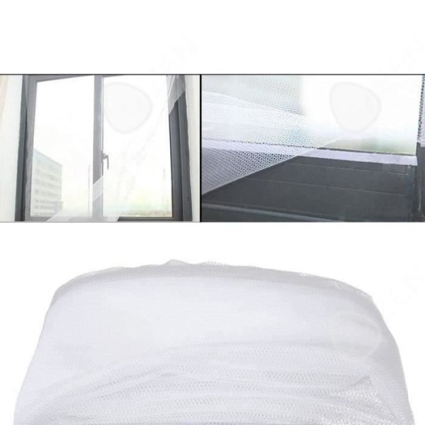 C® insektbeskyttelse myggenet til altandør gardin net mesh skærm beskyttende til køkkener, soveværelser, stuer, verandaer Størrelse: 1,5x1,