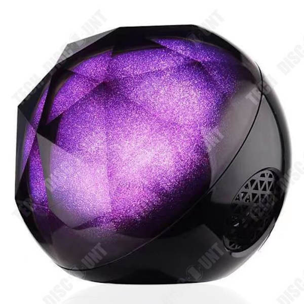 TD® Bluetooth højttaler LED trådløs fjernbetjening stereo højttaler farvet lys Bluetooth højttaler sort højttaler