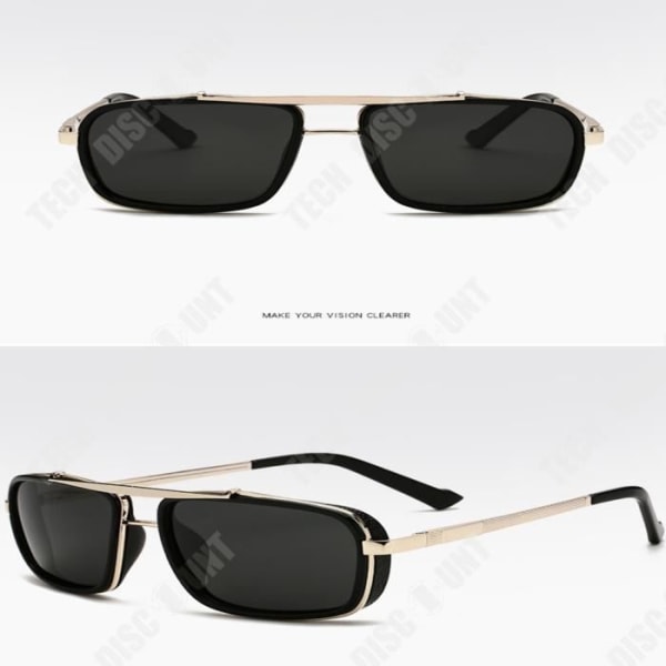 TD® Solbriller Retro Fashion Square Solbriller UV400 Square Frame Solbriller Square Frame
