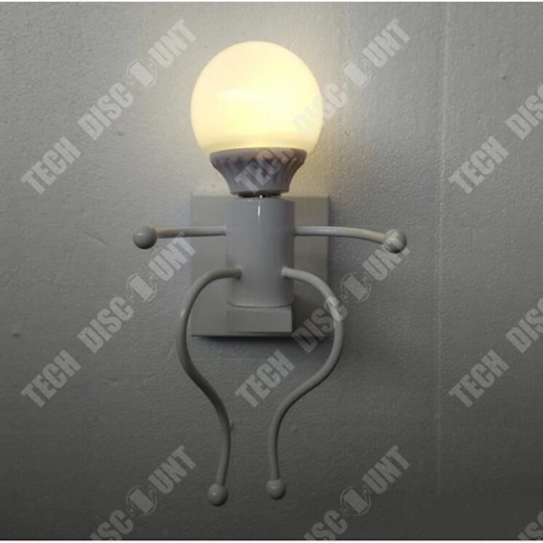TD® Moderne Mode Vægmontering Kreativ Simplicitet Design Væglamper til Børneværelse Belysning Lampe Sokkel E27*1 max Hvid