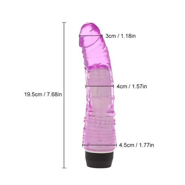 Vibrator - Ej specificerad - Flerhastighets - Rosa - ABS/TPE - Vattentät Rosa