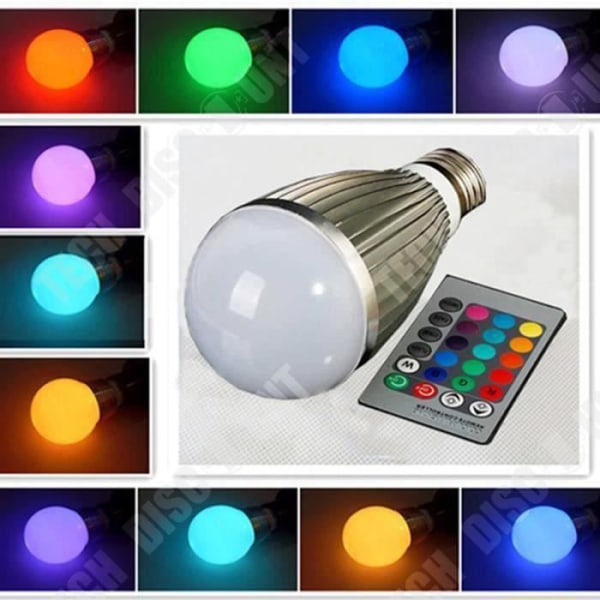 TD® Bulb Lamp New E27 3W 16 Colors/ RGB LED Light Lamp Change + IR-fjärrkontroll Energisparande