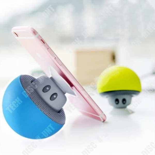 Langaton Bluetooth Mini Keiji Sieni Langaton Bluetooth Kaiutin ja Puhelinteline Imukupilla