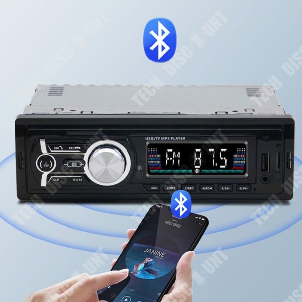 TD® Bilforstærker Bluetooth Bilforstærker MP3 Forstærker subwoofer Bilforstærker FM Taxi
