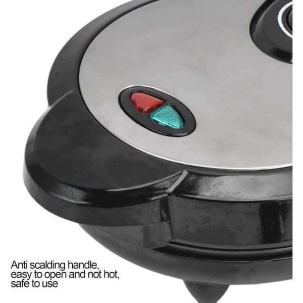 Våffelbryggare, dubbelsidig 1200W non-stick Eu-kontakt 220‑240V frukostmaskin Snabbuppvärmning för kök[H1335]