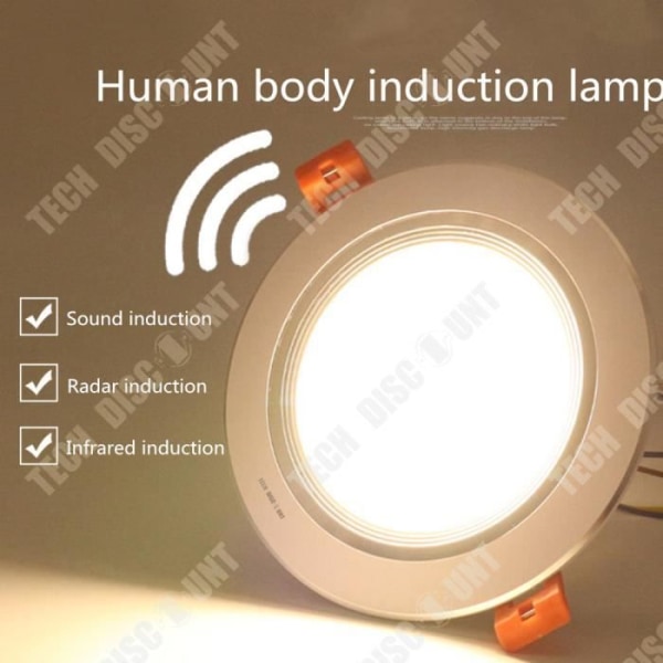 TD® LED loftlampe til stue børneværelse dreng projektor glødelampe infrarød sensor loftbelysning indbygningsarmatur