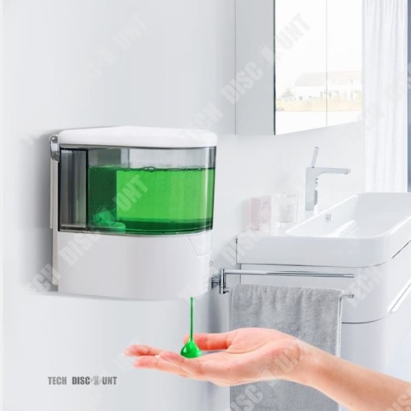 TD® helautomatisk infraröd smart batteri hembadrum Plast väggfäste induktionstvåldispenser