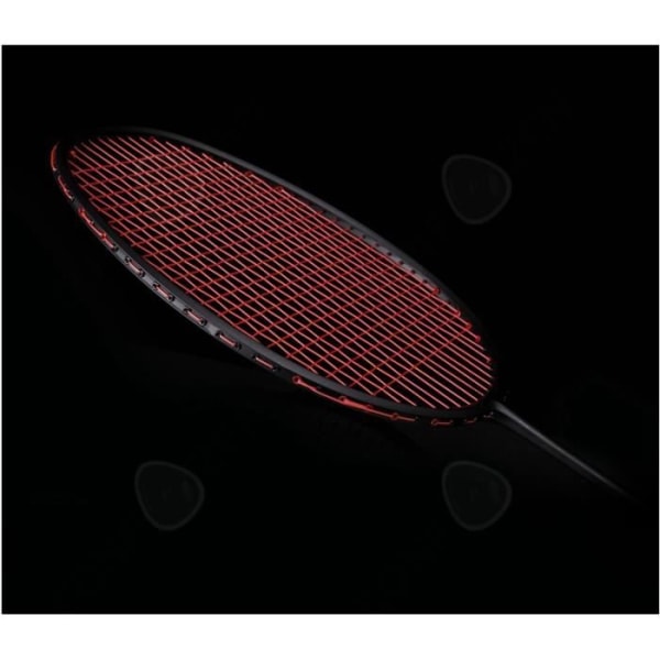 CONFO® Badmintonracket i helt kol, superlätt offensivt svart racket
