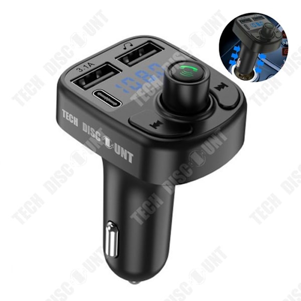 TD® FM-lähetin Bluetooth-auto Bluetooth handsfree auto mp3 auto FM liitäntä auto mp3 taksi varten