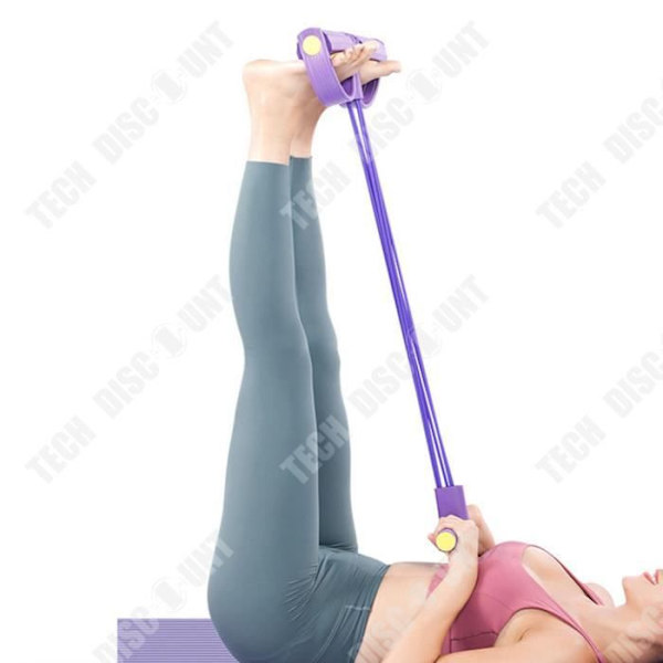 TD® Pedalavdragare 4-rörs yoga 6-rörs fettreducerare fyrrörssäteshjälp fitness dragrep
