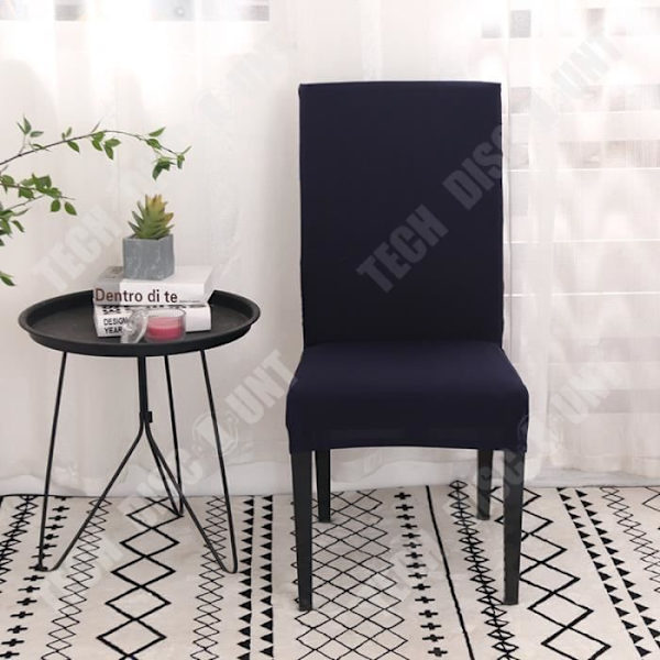 Stolslakan - TD® - Universell - 6 delar - Svart - Polyester - Stretchbar Svart