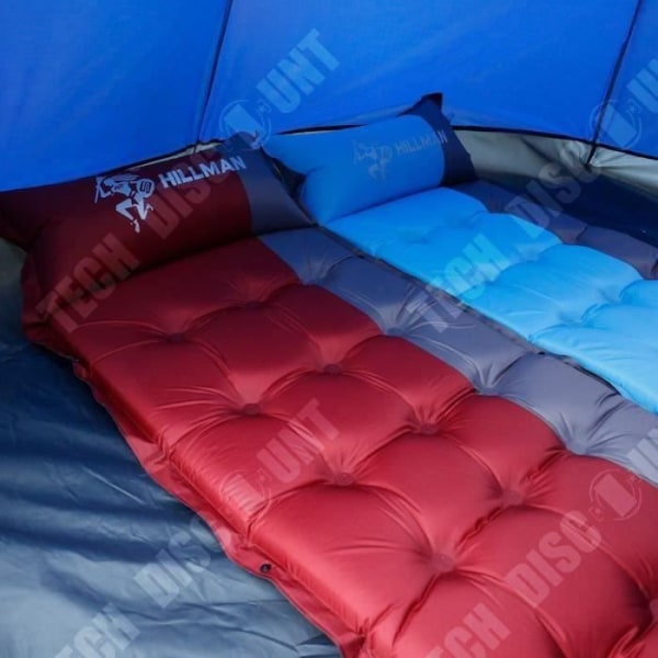 TD® Uppblåsbar sovmadrass - campingsäng uppblåsbar matta för resor - vandringsutrustning