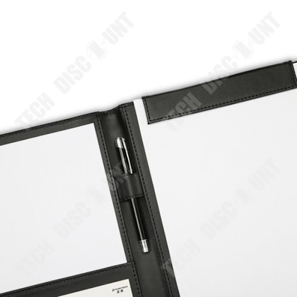 TD® Storage Folder A4 Multi-Function Läder Enfärgad Folder Manager-mapp Business Data Storage Folder