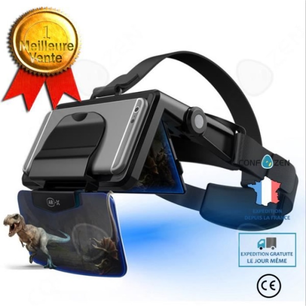 CONFO® Professionella spelglasögon skärmförstärkare AR-glasögon mobilt bioheadset VR virtuellt spelheadset jätteskärmläsning