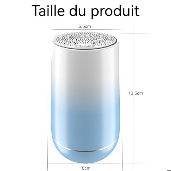 TD® Langaton Bluetooth-kaiutin 1200mAH Valo teho Kuuntele multimediaa sisäänrakennetulla akulla matala-ääninen integroitu kaiutin