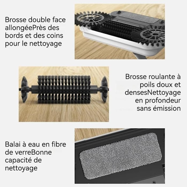 TD® Home Sweep Sladdlös Home Broom Big Power Snabb Ren Damm Rengöring Dammsug Hushållsmanual