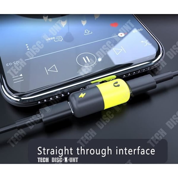 TD® 4 i 1 Adapter Passer til iPhone 7 iPhone 8 Effektiv