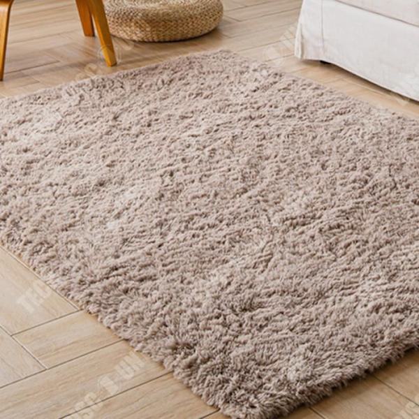 Matta - TD® - Vardagsrumsmatta - 60x160cm - Lång lugg - Brun Färg(er): plysch