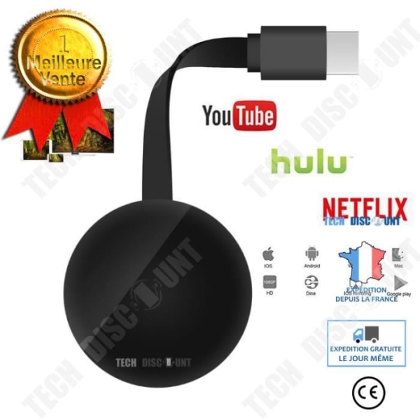 TD® Apparater på skærmen Trådløs WIFI 5G HDMI Mobilapp Hurtig forbindelse Push Treasure Chip Handlinger Tredobbelt kanal tilslutning