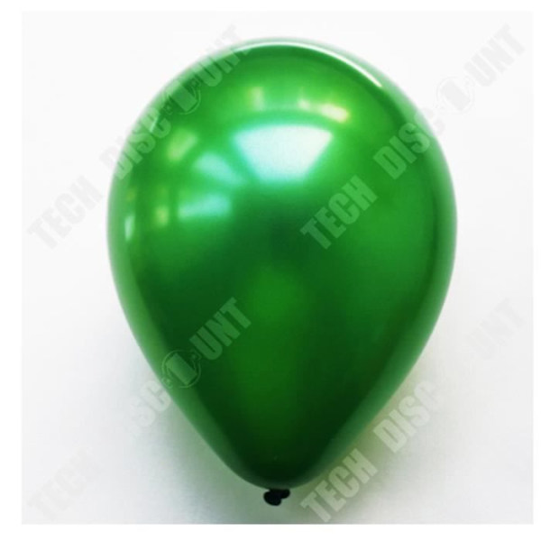 TD® Set med 50 gröna ballonger i pärlemorfärg 100 % latex - 30 cm - Dekoration för födelsedagsbröllopsfest - Hög kvalitet