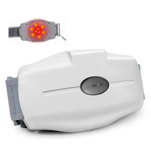 Masseur abdominal TEC opvarmning ved vibration genopladelig i tre generationer