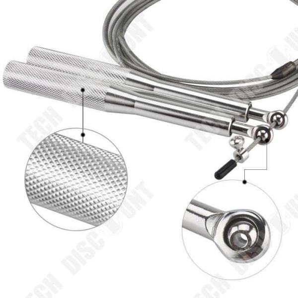 Springelastik - TD® - IRON GYM - Justerbar - Sølv - Kampsport Pengar