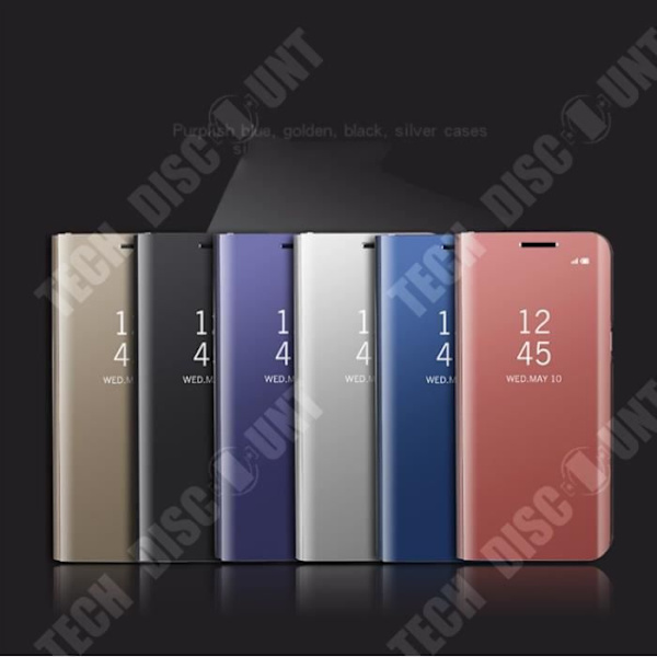 Fodral - TD® - Samsung Galaxy Note 8 - Flipfodral - Clear View Cover - Silver Pengar