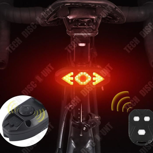 TD® Cykellygter fjernbetjening baglygter med lydsignal nat ridning vej MTB rideudstyr