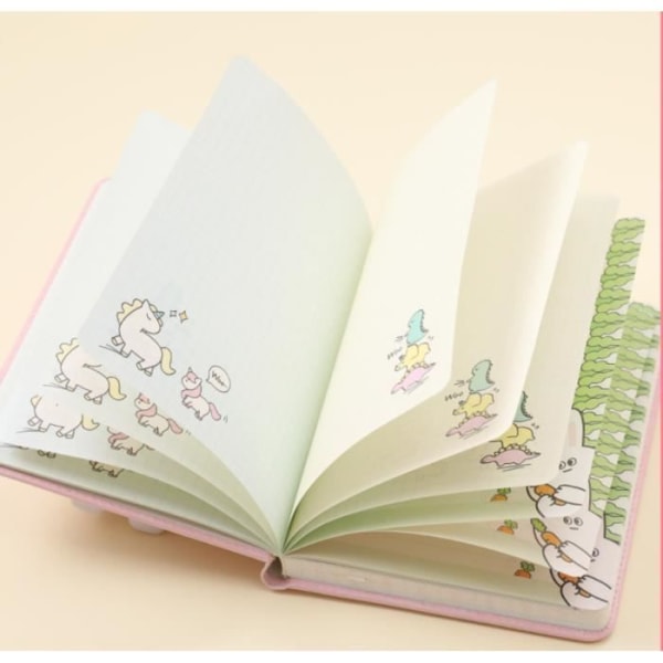 Dekompression anteckningsbok kreativ bok små djur dekompression bok söt färg sida bok handbok