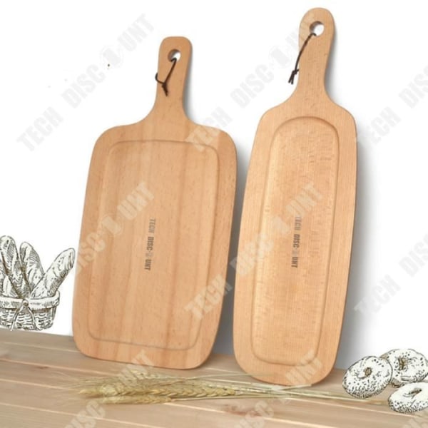 TD® Brödbräda massivt trä Enkel och praktisk form Handgjorda köksredskap Vegetabiliska delikatessutskärning