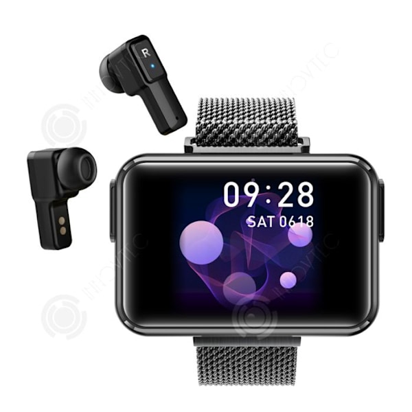 INN Smartwatch 2 i 1 100 dages standby tid bluetooth headset connected watch watch bevægelsesdetektion bluetooth nej