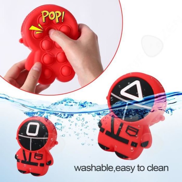 CONFO® Squid Game legetøj Squid Game masker Pædagogiske kontor legetøj Squid Game samme stil Kvadratisk stil legetøj til