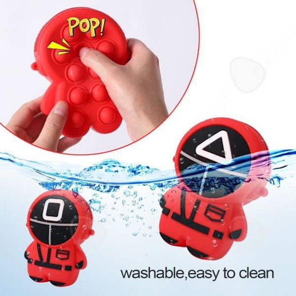 CONFO® Squid Spelleksaker Squid Game Masker Kontor Utbildningsleksaker Squid Game Samma stil Fyrkantig stil Leksaker för