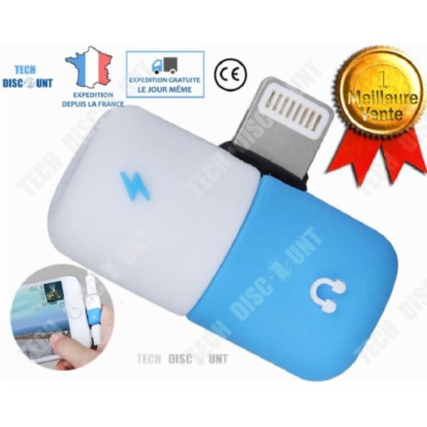TD® 4 i 1-adaptrar Passar iPhone 7 iPhone 8 Effektiv