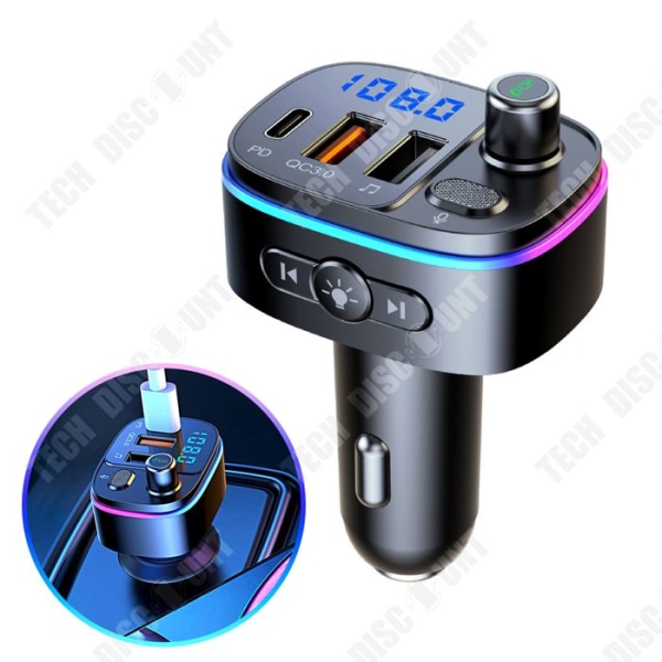 TD USB biloplader 1.1 tommer cigaretantænding biloplader antænding USB aluminium cigar 2 ports oplader bilinterface oplader