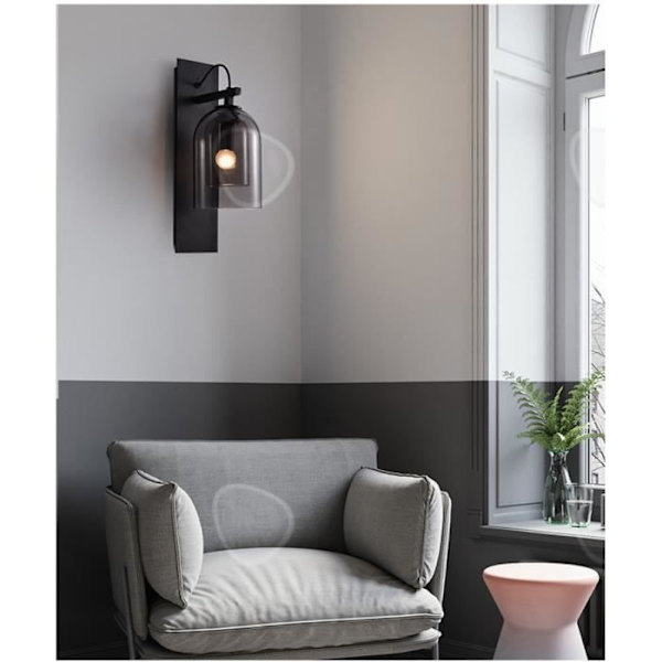 CONFO® Væglampe i glas Nordisk stil Minimalistisk moderne Jernstøbt stue værelse studie stråle