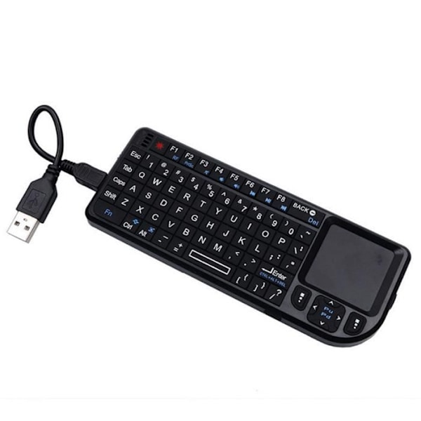 Trådlöst tangentbord - INN® - Mini QWERTY - Färgbelyst - 76 tangenter - Ergonomisk design
