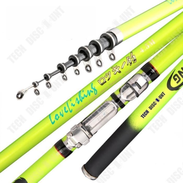 TD® Carbon Rocky Rod Hand Sea Dobbelt brug 3.6m Fiskestang Fiskestang Fiskegrej