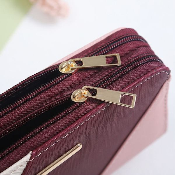 Pung - TD® - Dobbelt lynlås - Stor kapacitet - Rosa - Praktisk Rosa