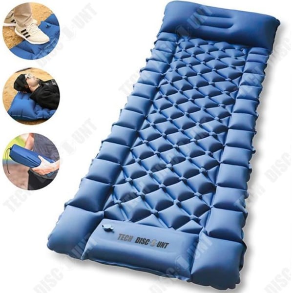 TD® uppblåsbar madrass utomhustillbehör enkel bärbar picknick camping strand TPU sömnad fot tyg komposit uppblåst säng