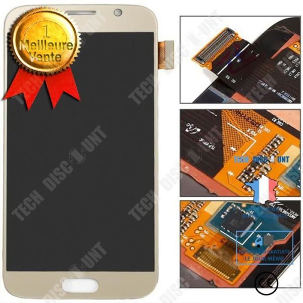 TD® Justerbar TFT-skærm samlet til Samsung Galaxy S6 SM-G920F G920A på 5,1 tommer