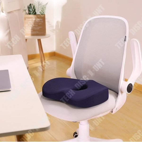 TD® Office rumpa kudde bil hem rumpa kudde stol pall enfärgad polyester fiber memory foam