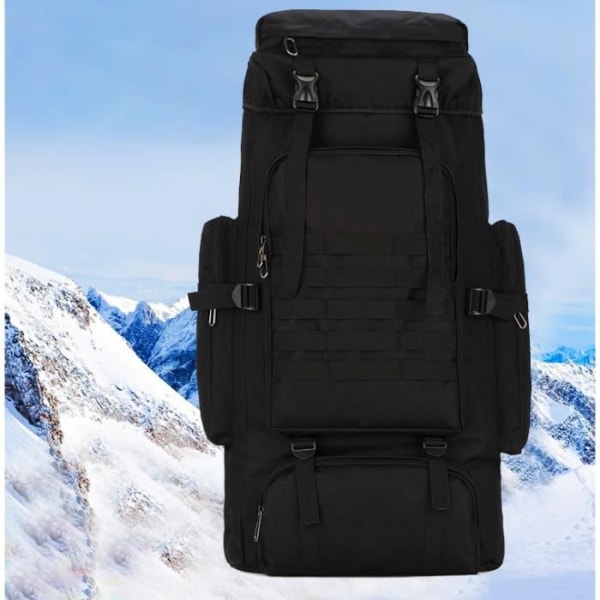 TD® 60L vandringsryggsäck för bergskamouflage svart färg förvaring vandring camping oxford materialförvaring