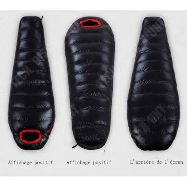 TD® Vuxen Mummy Down Sovsäck Vår och vinter Vuxen Outdoor Camping Dun Sovsäck