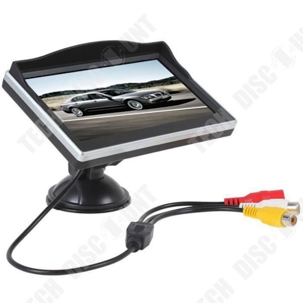 Moniteur Ny TFT LCD 5,0 tommer bil radar bagudsigtskamera lettere campingsvogn bagudsigtsdisplay højdefinition