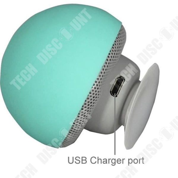 TD® Bluetooth-högtalare 280mAh Handsfree-samtal Sugkoppsfäste